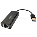 APPROX Kábel átalakító - USB2.0 to RJ45 (10/100) Fekete (APPC07V3)