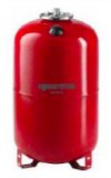 AQUASYSTEM Fűtési rendszer tágulási tartály 80 liter, EPDM gumi membránnal piros színben