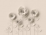 AS Fotótapéta, 3D hatású virágok, Prémium, 371x280 cm