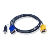 ATEN KVM Cable (HD15-SVGA, USB, USB) - 3m