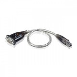 Aten USB 2.0 Kábel USB A Dugó - DB9 0.35 m Szürke
