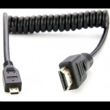 Atomos Micro HDMI - Micro HDMI kábel spirál 30cm (ATOMCAB015) (ATOMCAB015) - HDMI