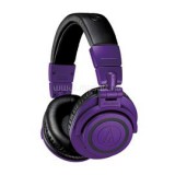 Audio-Technica ATH-M50XBTPB limitált kiadás Bluetooth mikrofonos lila-fekete fejhallgató (ATH-M50XBTPB)