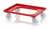 AUER Szállító Roller Polyamid Kerekekkel Ro 64 Pa Bo piros