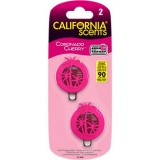 Autóillatosító, mini diffúzer, 2&#42;3 ml, CALIFORNIA SCENTS Coronado Cherry (AICSM07)