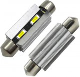 AUTOLIFE SMD-XM00019-1 2SMD Szofita Led Canbus izzó - 12V - 36mm - párban