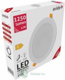 Avide LED Beépíthető Kerek Mennyezeti Lámpa Műanyag 12W WW 3000K