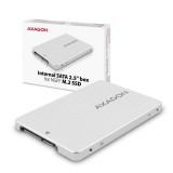 AXAGON RSS-M2SD 2.5" SATA M.2 BOX szürke merevlemez ház