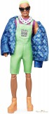 Barbie BMR1959 - Ken retro divatbaba zöld hajjal