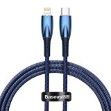 Baseus Glimmer Series USB-C - Lightning kábel 1m kék (CADH000003) (CADH000003) - Adatkábel