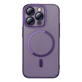 Baseus Glitter iPhone 14 Pro Max Mágneses telefontok, üvegfólia és tisztítókészlet (lila)
