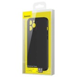 Baseus iPhone 12 Pro case Liquid Silica Gel Black (WIAPIPH61P-YT01)