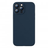 Baseus Liquid Silica iPhone 13 Pro Max szilikon tok, kék (ARYT000803) (ARYT000803) - Telefontok