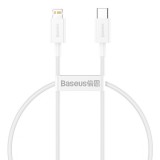 Baseus USB C - Lightning PD 20W kábel 0.25m fehér (CATLYS-02)