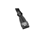 Be quiet! kábel - 12vhpwr pci-e adapter cable cph-6610 (12pin táp, 1 csatlakozó, erenként harisnyázott, 60 cm, fekete) bc072