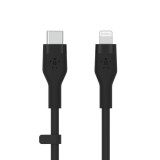 Belkin BOOST CHARGE Flex USB-C - Lightning kábel 1m fekete (CAA009bt1MBK) (CAA009bt1MBK) - Adatkábel