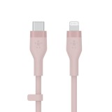 Belkin BOOST CHARGE Flex USB-C - Lightning kábel 1m pink (CAA009bt1MPK) (CAA009bt1MPK) - Adatkábel