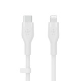 Belkin BOOST CHARGE Flex USB-C - Lightning kábel 2m fehér (CAA009bt2MWH) (CAA009bt2MWH) - Adatkábel