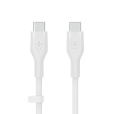 Belkin BOOST CHARGE Flex USB-C - USB-C kábel 1m fehér (CAB009bt1MWH) (CAB009bt1MWH) - Adatkábel