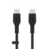 Belkin BOOST CHARGE Flex USB-C - USB-C kábel 1m fekete (CAB009bt1MBK) (CAB009bt1MBK) - Adatkábel