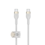 Belkin BOOST CHARGE PRO Flex USB-C - USB-C kábel 2m fehér (CAB011bt2MWH) (CAB011bt2MWH) - Adatkábel