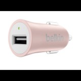 Belkin USB autós töltő Mixit Up rózsaarany (F8M730BTC00) (F8M730BTC00) - Autós Töltők