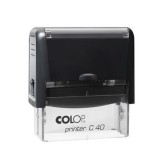 Bélyegző, COLOP Printer C 40, kék cserepárnával (IC1524007U)