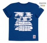 Bembi sötétkék, fiú póló, pálmafa mintával, Los Angeles felirattal (FB695)