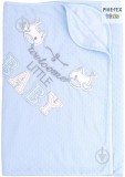 Bembi újszülött takaró,kék baby felirattal (OD12)