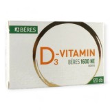 Béres Gyógyszergyár Zrt. Béres D3-vitamin 1600 Ne tabletta 120 db