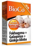 BioCo Fokhagyma + Galagonya + Ginkgo biloba (60 tab.)