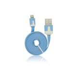 Blue Star USB-Lightning kábel kék-fehér (BS201720) (BS201720) - Adatkábel