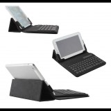Bluetooth billentyűzetes mappa tok, univerzális, 7"- 8" tablethez, fekete (58600) - Tablet tok
