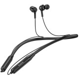 Bluetooth sztereó fülhallgató, v5.0, sportoláshoz, mikrofon, mágneses, Hoco ES51 Era, fekete (RS109058) - Fülhallgató