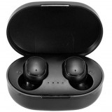 Bluetooth sztereó fülhallgató, v5.0, TWS, töltőtok, vezérlő gomb, zajszűrővel, vízálló, Wooze EarBuds Pro, fekete (101724) - Fülhallgató