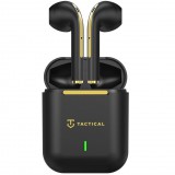 Bluetooth sztereó fülhallgató, v5.0, TWS, töltőtok, vízálló, zajszűrővel, érintés vezérlés, Tactical Black Hawk StrikePods, fekete (111662) - Fülhallgató