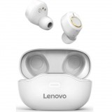 Bluetooth sztereó fülhallgató, v5.0, TWS, töltőtok, zajszűrővel, érintés vezérlés, vízálló, Lenovo X18, fehér, gyári (RS104617) - Fülhallgató