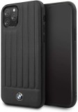BMW iPhone 11 Pro Max BMHCN65POCBK csíkos fekete kemény bőrtok