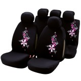 BOTTARI Üléshuzat fekete-rózsaszín virág mintákkal My Bouquet 29004