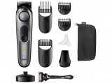 Braun BT7420 Beard Trimmer 7, 100 Perces Üzemidő, Akkumulátoros, Fekete-Szürke szakállvágó készlet