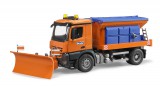 BRUDER MB Arocs sószóró teherautó hótolóval (03685)