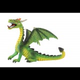 Bullyland Zöld ülő sárkány játékfigura (75593) (75593) - Játék állatok