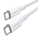 Cable USB-C to USB-C UGREEN 15268, 1,5m (white)
