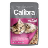 CALIBRA Cat Kitten pulyka és csirke darabok szószban 100g