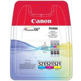 Canon CLI-521 C/M/Y MULTIPACK BLISTER COLOUR INK CARTRIDGE (2934B010)