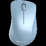 Canyon  2.4 GHz  Wireless mouse ,with 3 buttons, DPI 1200, Battery:AAA*2pcs  ,Blue67*109*38mm 0.063kg (CNE-CMSW11BL) - Egér