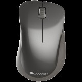 Canyon  2.4 GHz  Wireless mouse ,with 3 buttons, DPI 1200, Battery:AAA*2pcs,Dark Gray ,67*109*38mm,0.063kg (CNS-CMSW911DG) - Egér