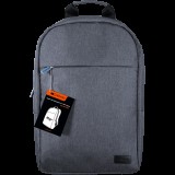 CANYON BP-4 Backpack for 15.6'' laptop, material 300D polyeste, Blue, 450*285*85mm,0.5kg,capacity 12L (CNE-CBP5DB4) - Notebook Hátizsák