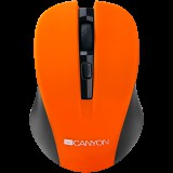 CANYON MW-1 2.4GHz wireless optical mouse with 4 buttons, DPI 800/1200/1600, Orange, 103.5*69.5*35mm, 0.06kg (CNE-CMSW1O) - Egér