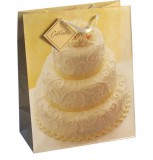 Cardex Esküvői torta normál méretű ajándéktáska 11x6x15cm